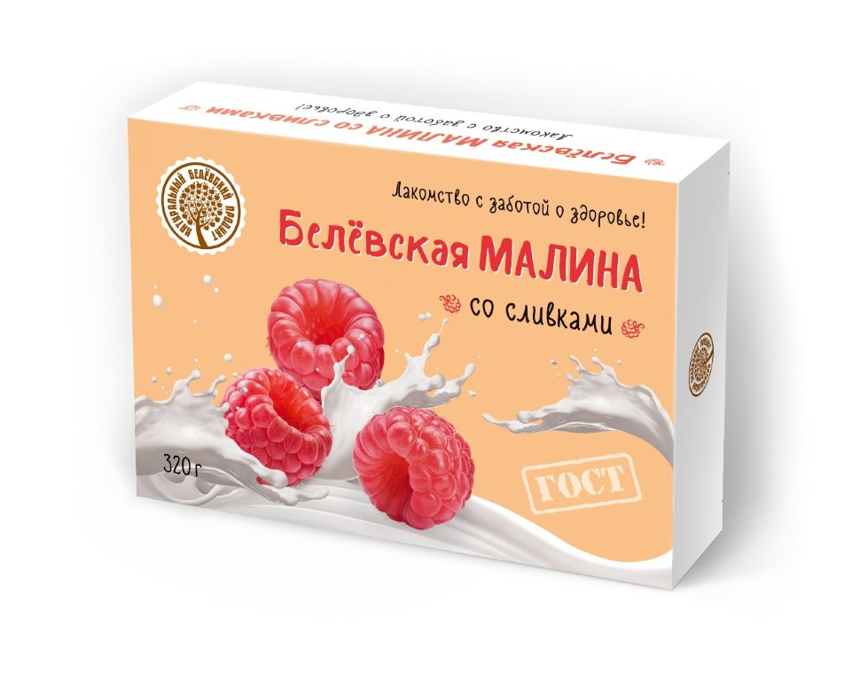  Малина со сливками Белёвская, 320г   в Кузнецке