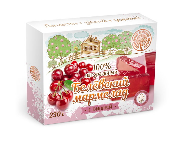 №2 Мармелад белевский "Вишня" 230г в Кузнецке