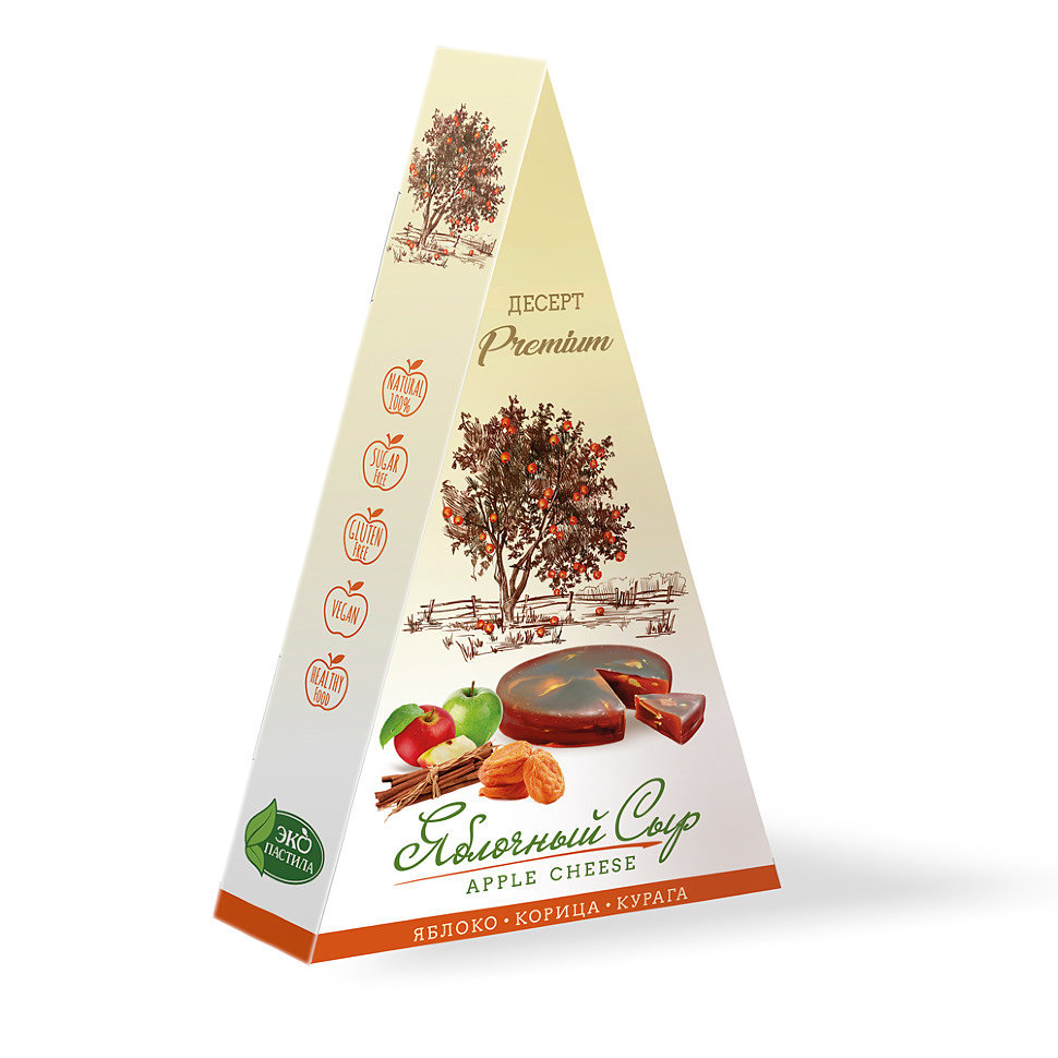  Сыр яблочный  Яблоко-Корица-Курага 120г в Кузнецке